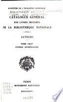 Catalogue général des livres imprimés: auteurs - collectivités-auteurs - anonymes, 1960-1964