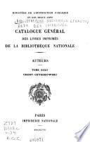 Catalogue général des livres imprimés: auteurs - collectivités-auteurs - anonymes, 1960-1964