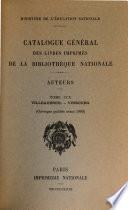 Catalogue général des livres imprimés: auteurs - collectivités-auteurs - anonymes, 1960-1964