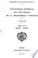 Catalogue général des livres imprimés de la Bibliothèque nationale