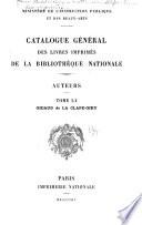 Catalogue général des livres imprimés de la Bibliothèque nationale
