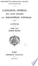Catalogue général des livres imprimés de la Bibliothèque nationale