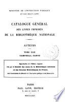 Catalogue général des livres imprimés de la Bibliothèque nationale
