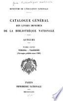 Catalogue général des livres imprimés de la Bibliothèque nationale