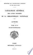 Catalogue général des livres imprimés de la Bibliothèque nationale
