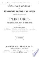 Catalogue général des reproductions inaltérables au charbon