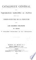 Catalogue général des reproductions inaltérables au charbon