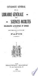 Catalogue général