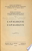 Catalogue