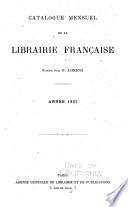 Catalogue Mensuel de la Librairie Française