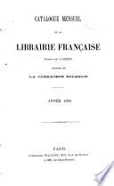 Catalogue mensuel de la librairie française