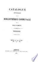 Catalogue methodique de la bibliotheque communale de la ville d'Amiens