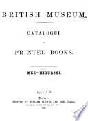 Catalogue of Printed Books