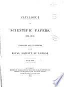 Catalogue of Scientific Papers (1800-1900): ser. 2 , 1864-1873