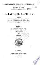 Catalogue officiel... de l'exposition universelle internationale de 1878 à Paris