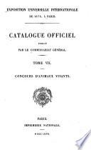 Catalogue officiel publié par le commissariat général ...
