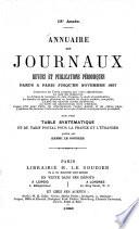 Catalogue-tarif à prix forts et nets des journaux, revues et publications périodiques publiés à Paris