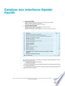 Catalyse Aux Interfaces liquideliquide