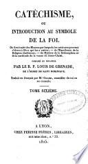 Catechisme, ou introduction au symbole de la foi