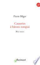 Causeries à bâtons rompus