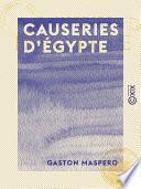 Causeries d'Égypte