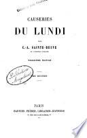 Causeries du lundi