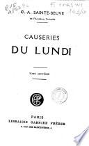 Causeries du lundi