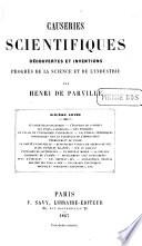 Causeries scientifiques, decouvertes et inventions