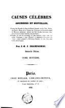 Causes célèbres anciennes et nouvelles