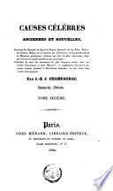 Causes célèbres anciennes et nouvelles