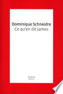 Livre Ce qu'en dit James