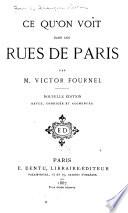 Ce qu'on voit dans les rues de Paris