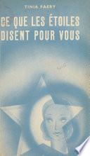 Ce que les étoiles disent pour vous