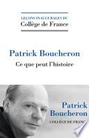 Ce que peut l'histoire