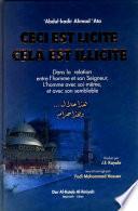 CECI EST LICITE CELA EST ILLICITE