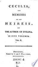 Cecilia or memoires of an Heiress