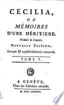 Cécilia ou Mémoires d'une héritière