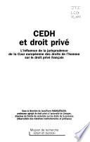 CEDH et droit privé
