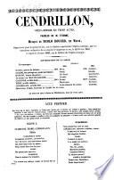 Cendrillon ; opera-feerie en trois actes