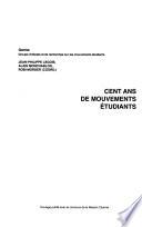 Cent ans de mouvements étudiants