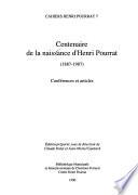 Centenaire de la naissance d'Henri Pourrat