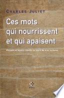 Ces mots qui nourrissent et qui apaisent