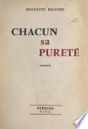Chacun sa pureté