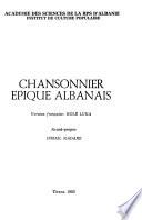 Chansonnier épique albanais