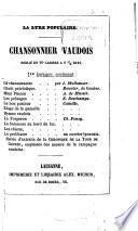 Chansonnier Vaudois