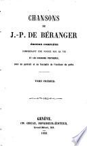 Chansons de J.-P. de Béranger