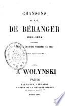 Chansons de P.-J. de Béranger, 1815-1834