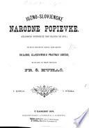 Chansons nationaux des Slaves de Sud