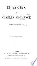 Chansons ... Œuvres complètes