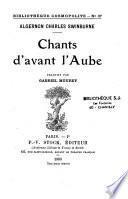 Chants d'avant l'aube
